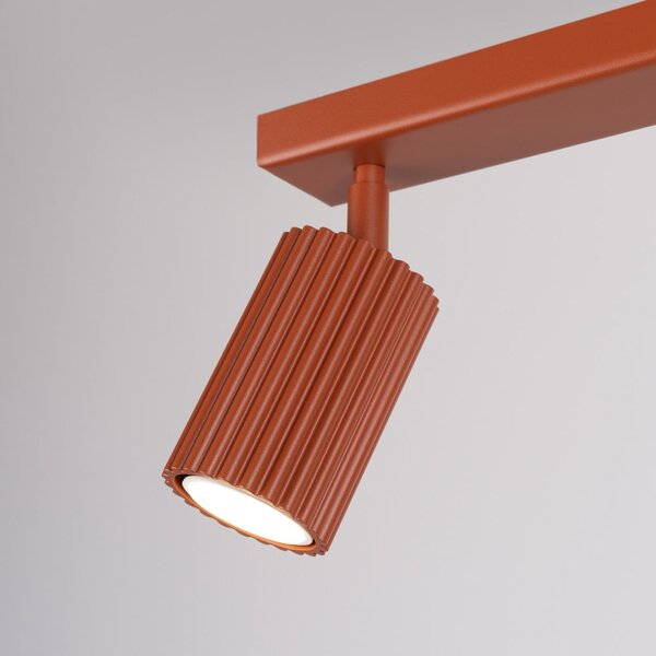 Opečnato oranžno točkovno svetilo 6,5x30 cm Gleam – Sollux
