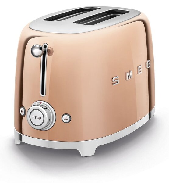 Opekač kruha v barvi rose gold 50's Retro Style - SMEG