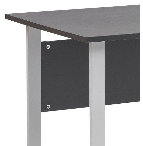 PISALNA MIZA kovina, leseni material antracit, barve aluminija
