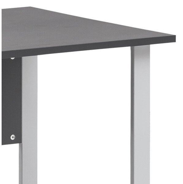 PISALNA MIZA kovina, leseni material antracit, barve aluminija