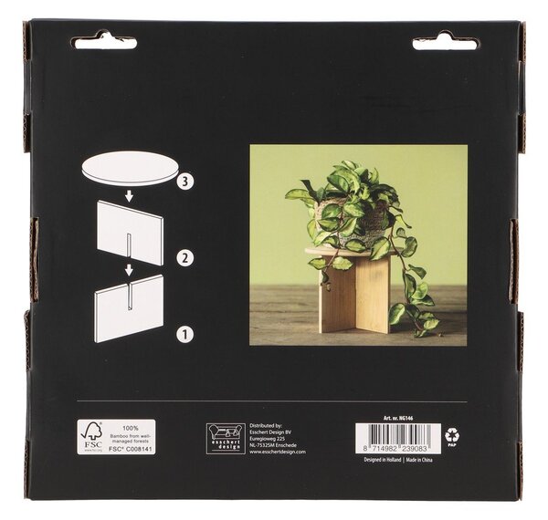 Stojalo za cvetlične lonce iz bambusa ø 25 cm (višina 19,5 cm) – Esschert Design