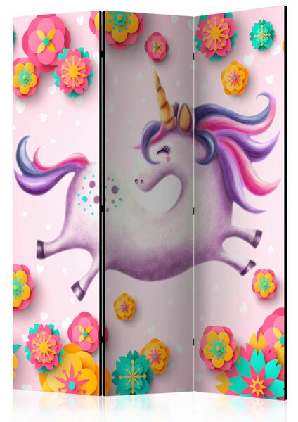 PARAVAN 135/172/3 cm pink, vijolična