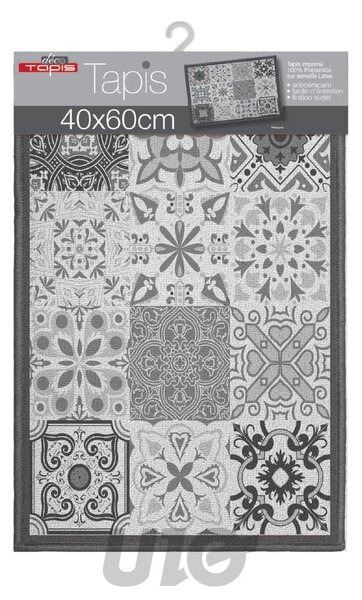 Siva pralna preproga 40x60 cm Persane – douceur d'intérieur