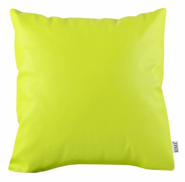 EMI lime blazina iz eko usnja, Blazina 40x40 cm
