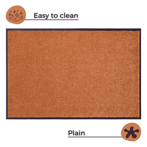 Oranžna podloga Hanse Home Wash & Clean, 39 x 58 cm