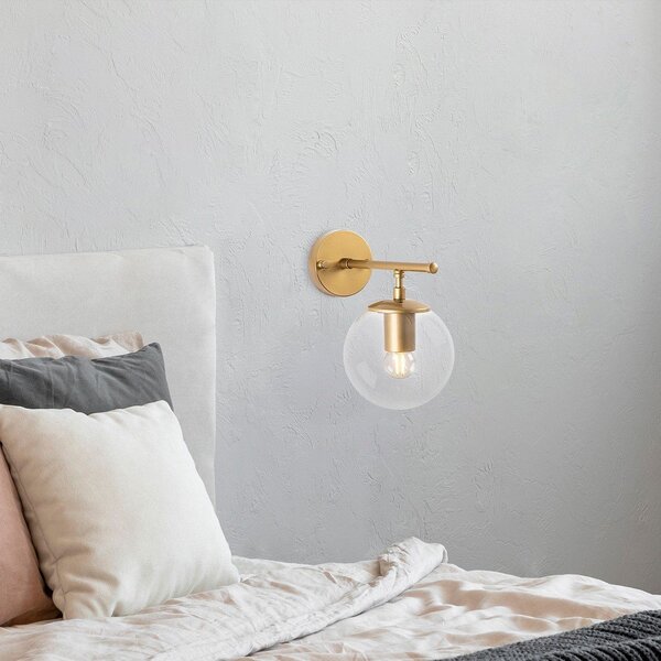 Medeninasta stenska svetilka Roe – Opviq lights