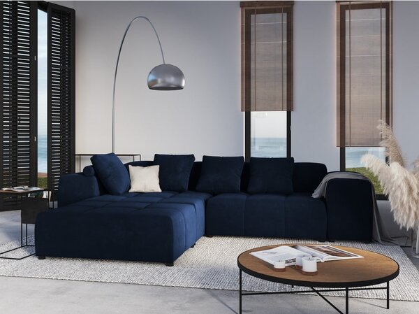 Modra žametna blazina za modularni kavč Rome Velvet - Cosmopolitan Design