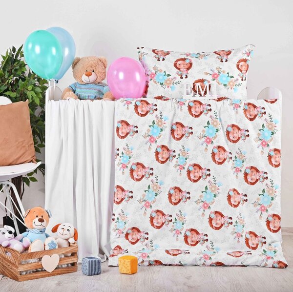 Otroške bombažne rjuhe Mončiči EMI, Otroški set 90x130 + 45x65