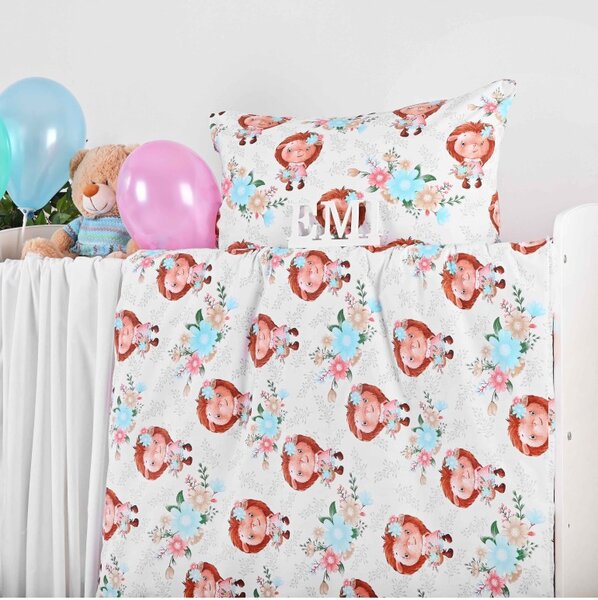 Otroške bombažne rjuhe Mončiči EMI, Otroški set 90x130 + 45x65