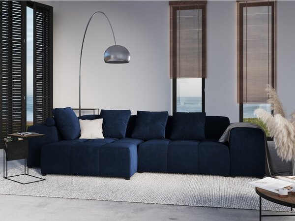 Modra žametna blazina za modularni kavč Rome Velvet - Cosmopolitan Design