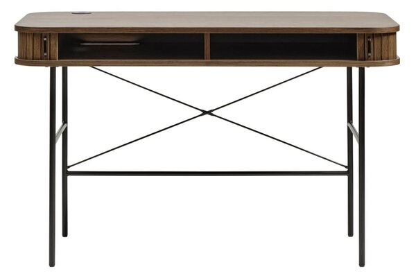 Pisalna miza v hrastovem dekorju 60x120 cm Nola – Unique Furniture