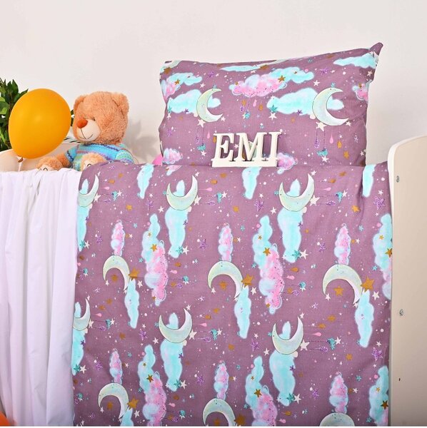 Otroške bombažne rjuhe Sen EMI, Otroški set 90x130 + 45x65