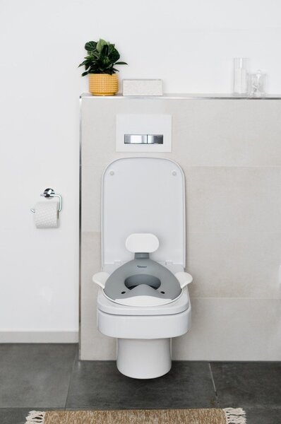 Temno siv otroški nastavek za WC školjko Dark grey – Kindsgut