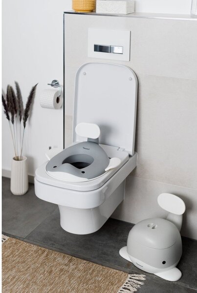Temno siv otroški nastavek za WC školjko Dark grey – Kindsgut