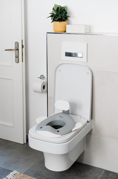 Temno siv otroški nastavek za WC školjko Dark grey – Kindsgut