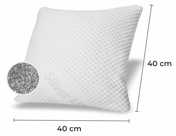 Vzglavnik Silver Medical 40x40 cm EMI