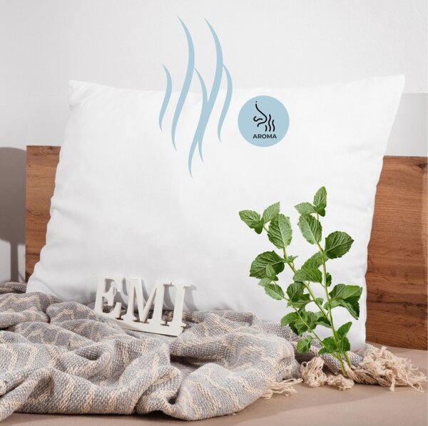 Aromatični vzglavnik Mint leaves 50x70 cm EMI