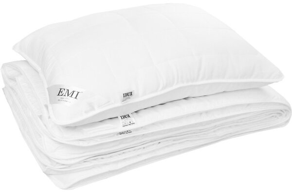 SET Dvojna odeja + prešita blazina 140 x 200/70x90 cm EMI