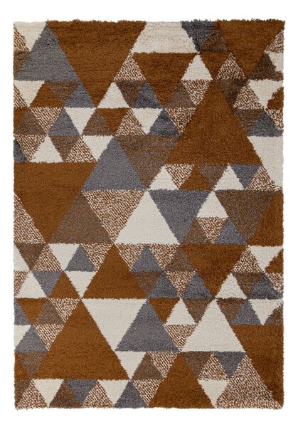 Oranžno-siva preproga Flair Rugs Nuru, 80 x 150 cm