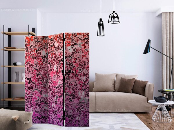 PARAVAN 135/172/3 cm pink, vijolična