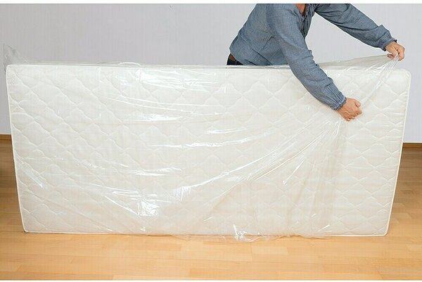 Prevleka za vzmetnico (240 x 130 cm, Prozorna, 2 kos)