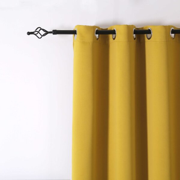 2x Rumena zavesa OXFORD 140x250 cm