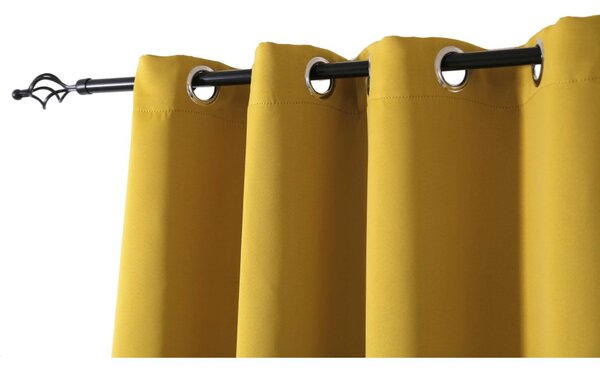 2x Rumena zavesa OXFORD 140x250 cm