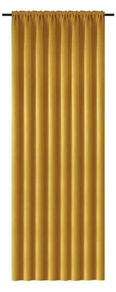 Rumena zavesa OXFORD 140x250 cm Za obesiti: Kovinski obročki