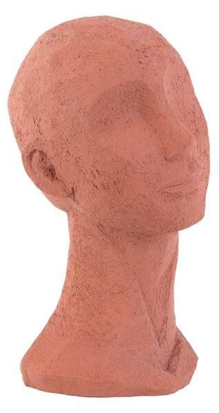 Oranžna dekorativna figurica PT LIVING Face Art, višina 28,4 cm