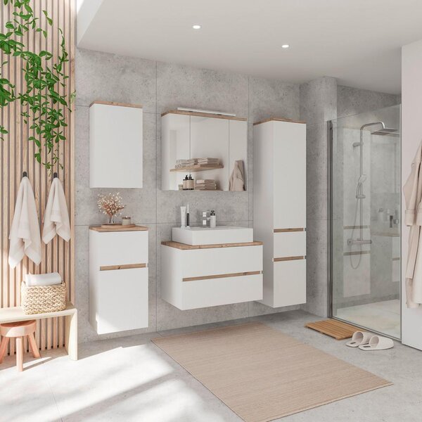 Mömax Omara Z Ogledalom Marbella, Bela, Led