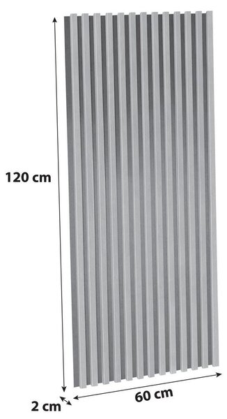 Mömax Akustični Panel Josef, Temni Hrast, 2-Delni Set