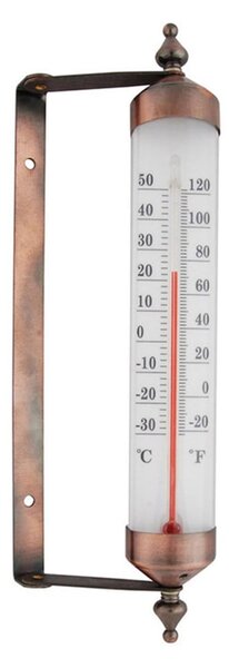 Bronast okenski termometer Esschert Design, višina 25 cm