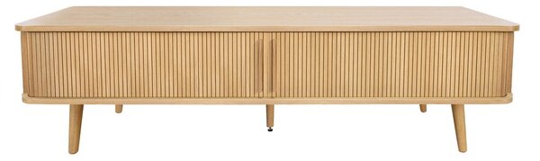 TV omarica v hrastovem dekorju v naravni barvi 178x50x40 cm Rove – Woodman