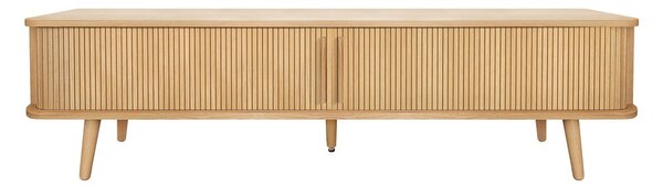TV omarica v hrastovem dekorju v naravni barvi 178x50x40 cm Rove – Woodman