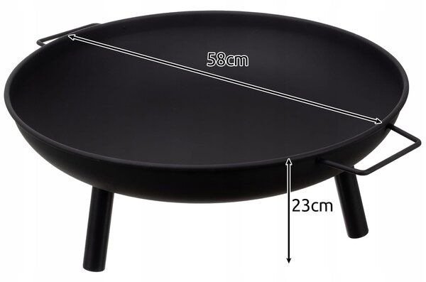 Vrtno železno kurišče 60cm