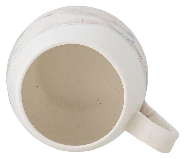 Kremno bele skodelice v kompletu 4 ks iz kamenine 250 ml Lyre – Bloomingville