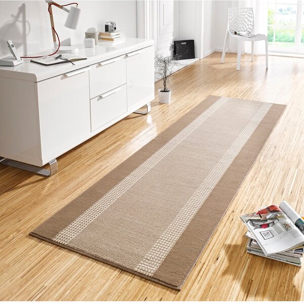 Bež tekač Hanse Home Basic, 80 x 250 cm