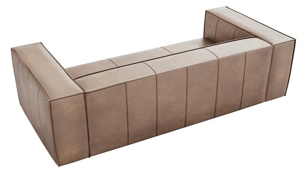 Svetlo rjava usnjena zofa 227 cm Madame - Windsor & Co Sofas