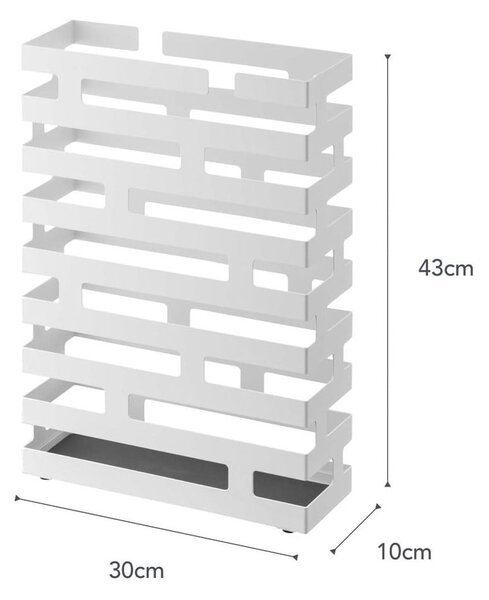 Belo stojalo za dežnike YAMAZAKI Brick, širina 30 cm