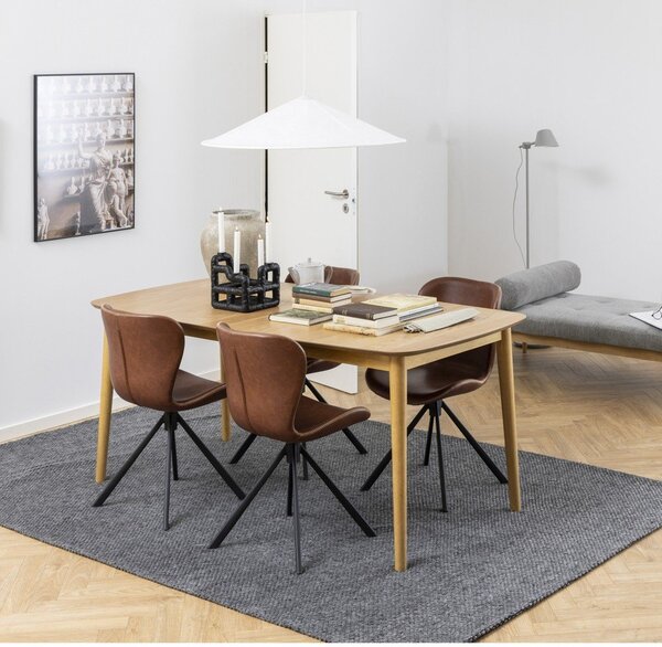 Raztegljiva jedilna miza s ploščo v hrastovem dekorju 180x90 cm Montreux - Actona