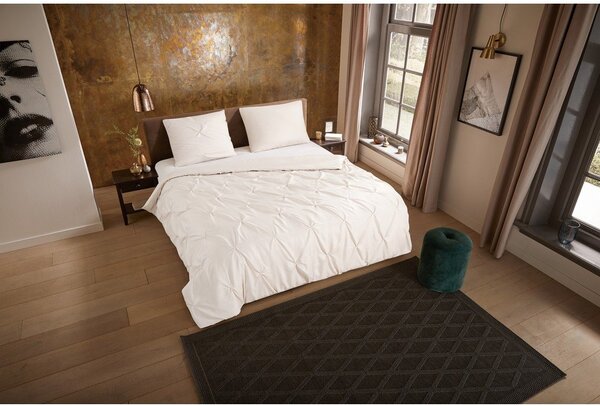 Kremno bela posteljnina za zakonsko posteljo/podaljšana iz mikrovlaken 200x220 cm Pure Elegance – Good Morning