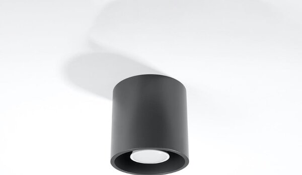 Temno sivo točkovno svetilo ø 10 cm Roda – Nice Lamps