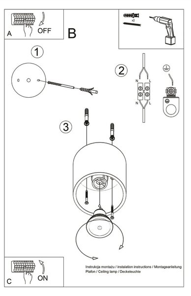 Temno sivo točkovno svetilo ø 10 cm Roda – Nice Lamps