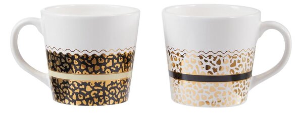 Bele/zlate lončene skodelice v kompletu 2 ks 300 ml London – Premier Housewares