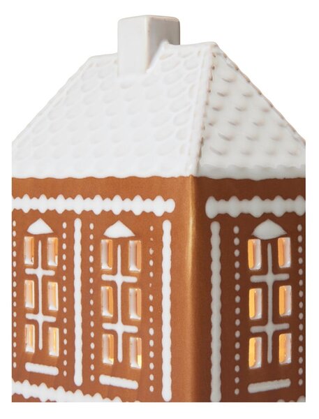 Lončen svečnik za čajno svečko Gingerbread Lighthouse – Kähler Design