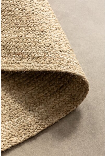 Obojestranska okrogla preproga iz jute ø 100 cm Braided Ivory – Hanse Home