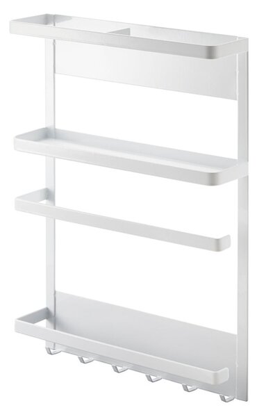 Velik bel magnetni kuhinjski nosilec YAMAZAKI Tower Magnetic Side Rack