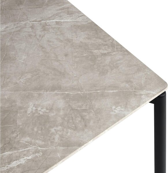 P & B Jedilna Miza Lean, Siva, 160x90