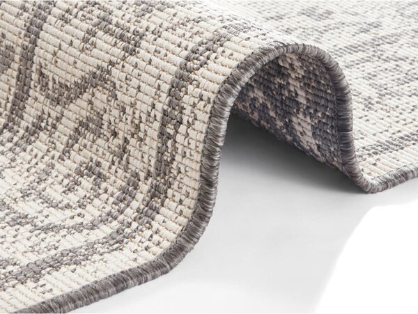 Sivo-krem zunanja preproga NORTHRUGS Cebu, 160 x 230 cm