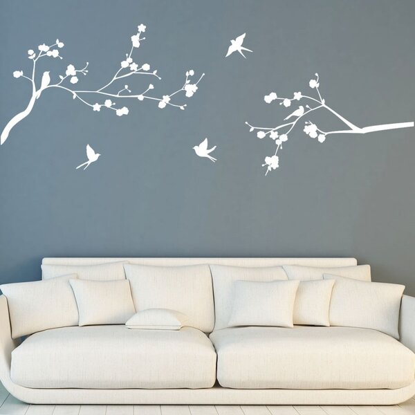 Nalepka Ambiance Flight Of Birds, 55 x 75 cm